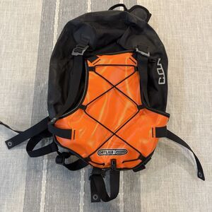 Ortlieb Cor13 Backpack Orange Black Biking Waterproof TPZIP 13L Hydration 700g